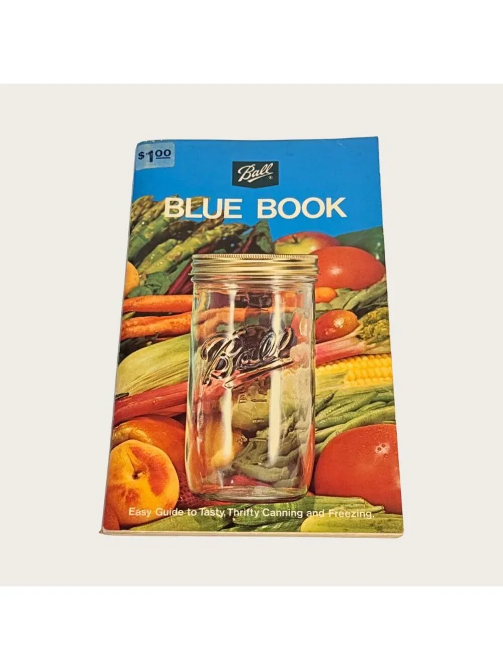 Vintage Ball Blue Book Guide To Canning & Freezing Cookbook Food Preservation